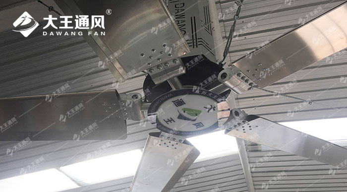 百世某分揀中心大型工業(yè)吊扇