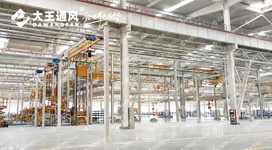 實力助陣，大王通風為臨工重機通風降溫保駕護航